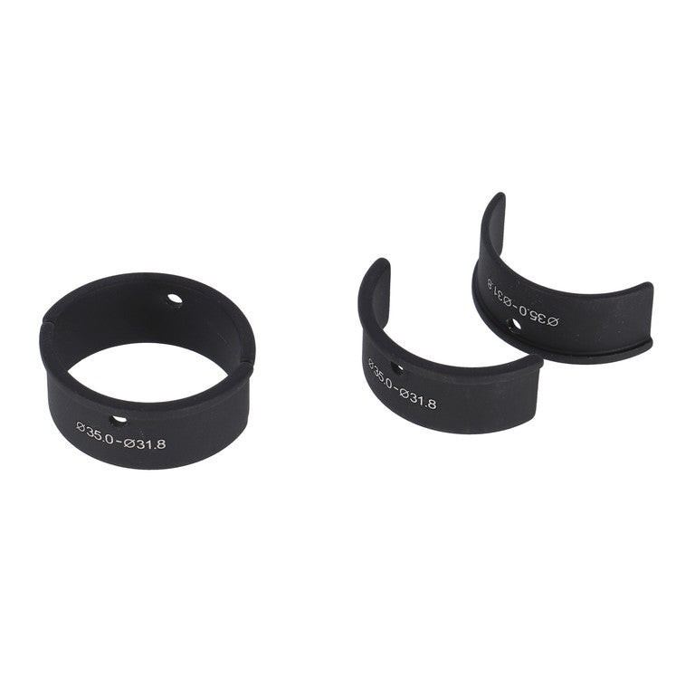 Juego de casquillos reductores multiusos Ergotec para accesorios manuales (de 35 mm a 31,8 mm)