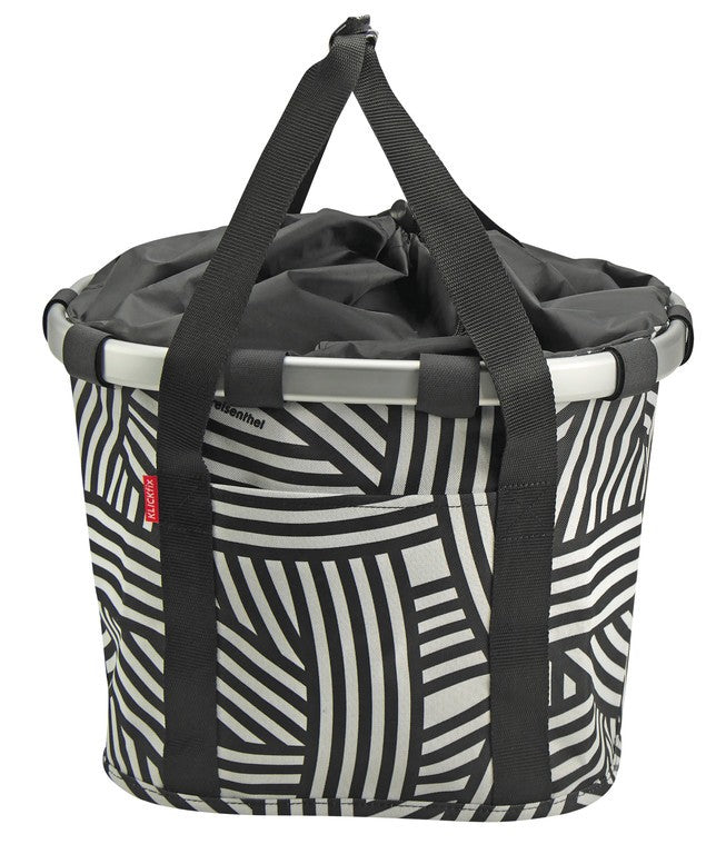 Borsa City KLICKfix Bikebasket zebra, 35x28x26cm, 15l, 800g