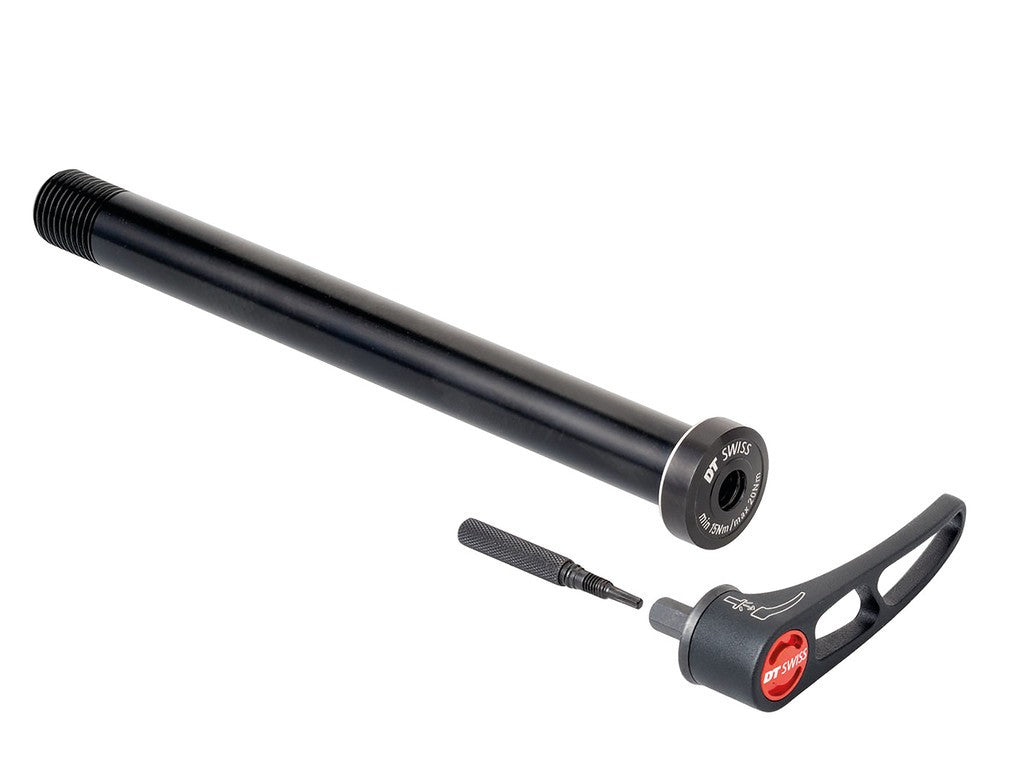 Perno pass. RA DT Swiss RWS plug in MTB all, 15/110mm Boost, con leva in all