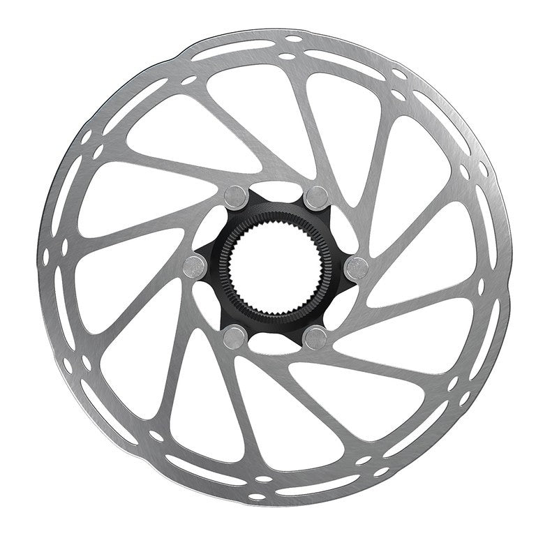 SRAM Centerline A2 Ø200mm Bremsscheibe, schwarz, abgerundet, CenterLock