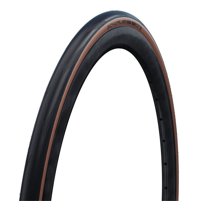SCHWALBE ONE TUBE TYPE 28x1.20 700x30C (30 - 622) black / brown E-25 ADDIX