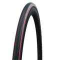 SCHWALBE LUGANO II 700x25C (25 - 622) black / red