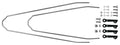 Satz SKS Velo 42 Urban Stoßdämpfer astic.x. Speziell für Suntour Federgabeln