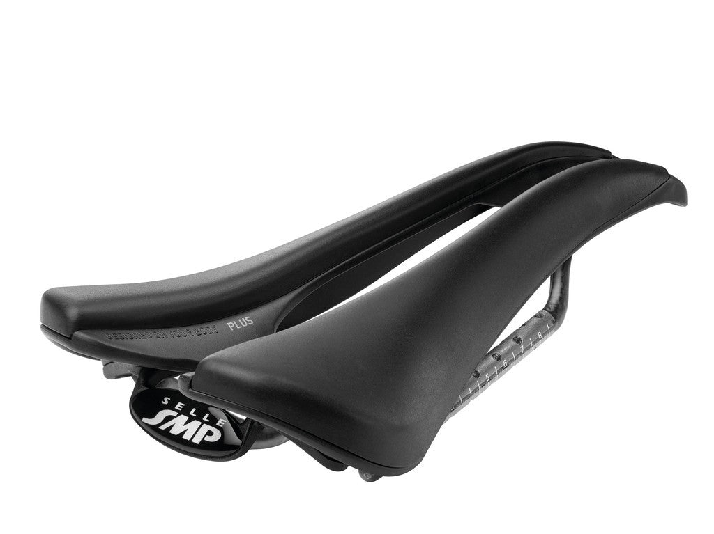 Sillín Selle SMP EVO 140 Plus Carbon, negro, unisex, 140 x 267 mm, aprox. 184 g