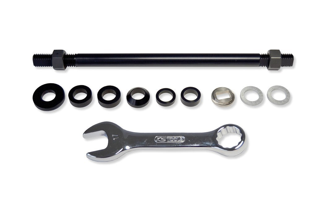 Passbolzen Weber Formula/Haibike 230 mm Radstand 12x1,75 mm, Gewindelänge links 165 mm