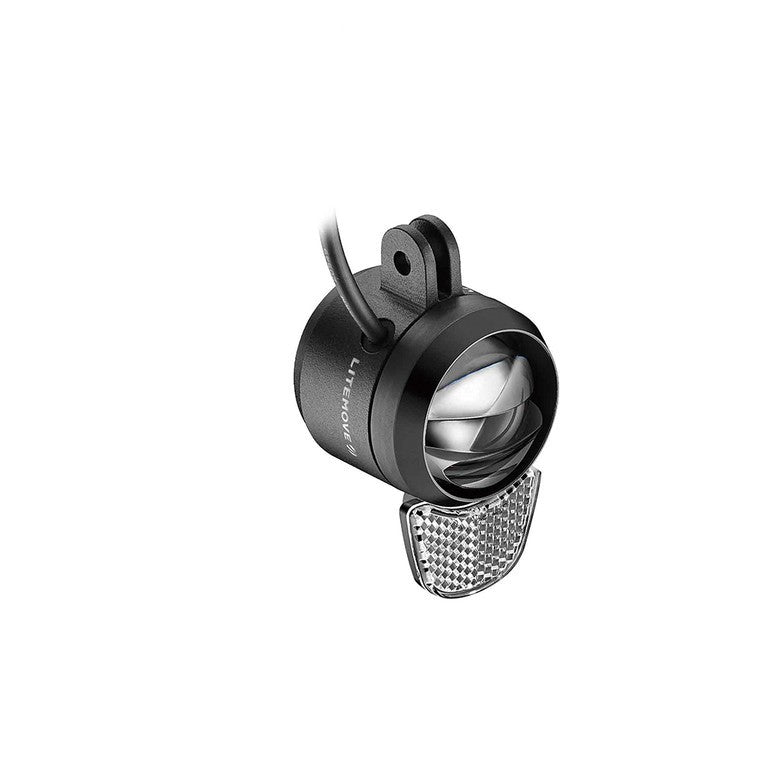 Luz LED para bicicleta eléctrica LITEMOVE SEC-110 de 12 V (7,5~16 V), 110 Lux, montaje superior