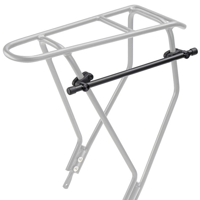 KLICKfix Xtra Rail Dachgepäckträgerstange, schwarz, für Dachgepäckträger mit Ø 8 16 mm