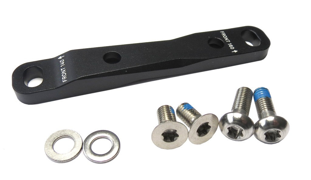 Adatt. freno a disco SRAM FM 0F/20F p. RA 140mm/160mm, con viti