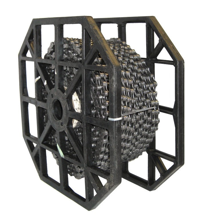 KMC S1 ​​Breitkette 1/2" x 1/8", 8,6 mm, braun, 50-m-Rolle