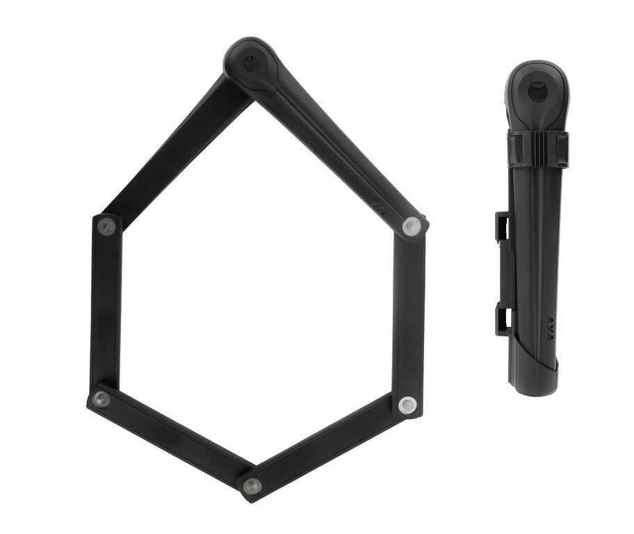 Candado plegable Axa Fold 100, 100 cm, Ø7 mm, negro
