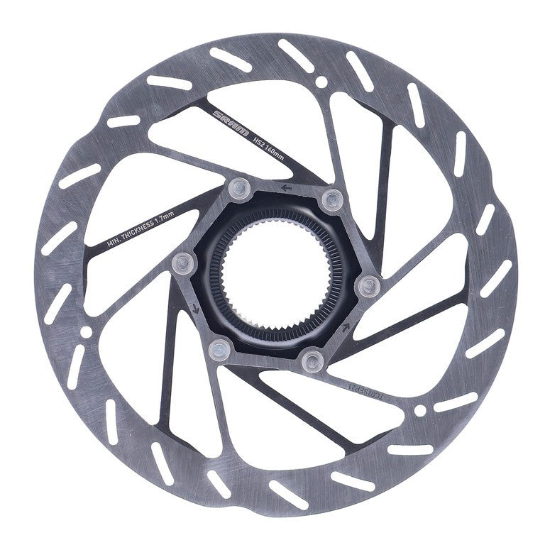 Disco de freno SRAM DB HS2 Ø160mm, plateado, Centerlock, redondeado