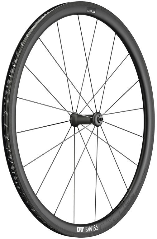 RA DT Swiss PRC 1400 Spline 35 carbono, negro, cierre rápido 100/5 mm