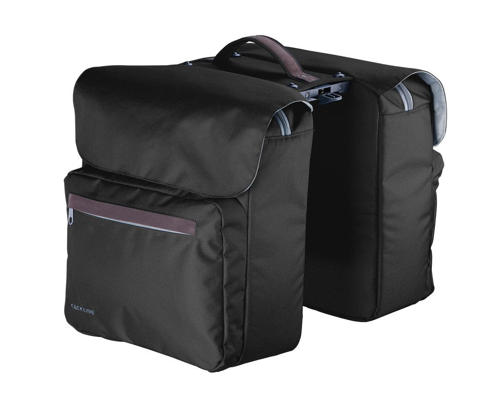 Racktime System Doppeltasche Ture nero,31x36x13cm (2x),14,5l(2x),930g