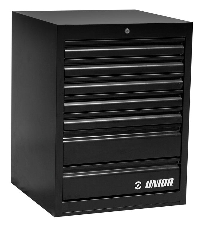 Cassettiera Unior larga, 7 cassetti 990WD7-BLACK