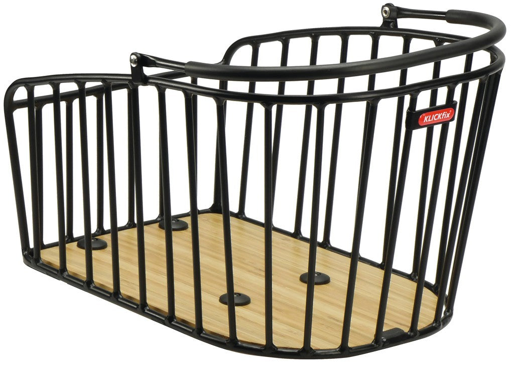 KLICKfix Alumino GT Heckkorb, 42 x 28 x 25 cm, schwarz, mit KorbKlip