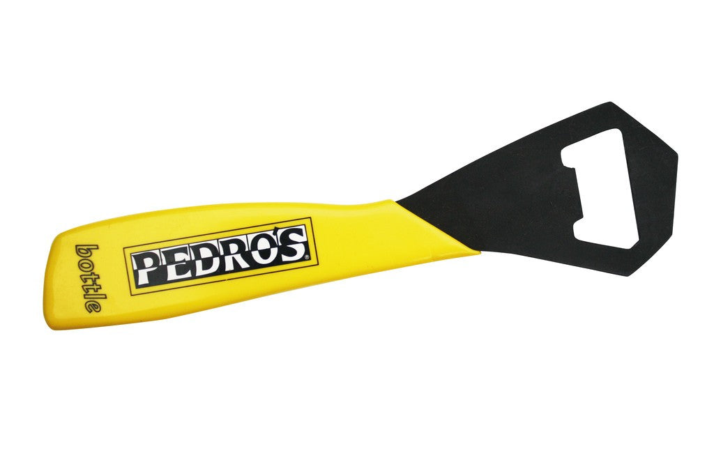 Abridor de botellas amarillo/negro Pedros