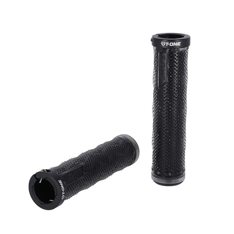 Manopole T-One DOT 130mm, singola, trasparente/nero