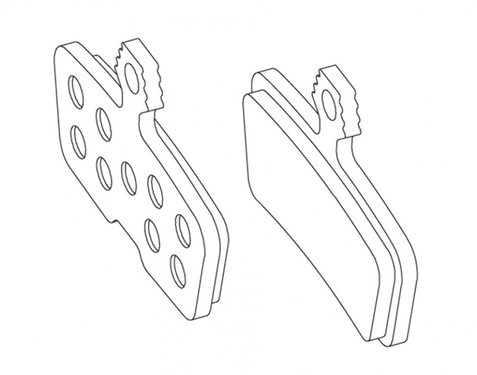 Pastiglia freno a disco Avid Code sint/acc, metallo, conp. officina 20 pz