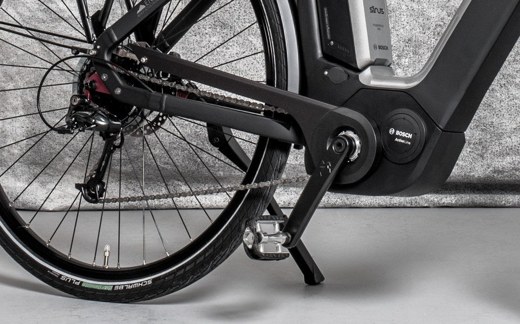 Protector de cadena para bicicleta eléctrica Curana SINUS ENA11 2017, color negro, para Bosch Performance Cruise
