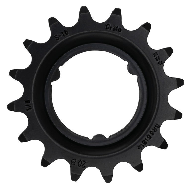 KMC E-Bike-Ritzel für Shimano 1/2" x 1/8", 16 Zähne, schwarz