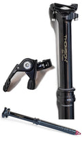 Thomson Covert Black Dropper Teleskop-Sattelstütze Ø 27,2 mm, 125 mm Hub, Schwarz