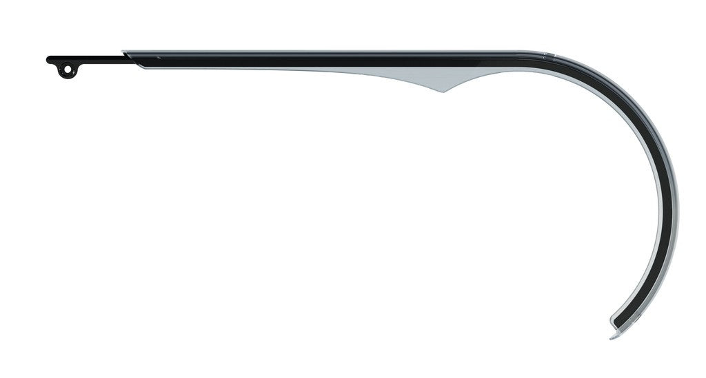 Herrmans Slim 48 Kettenschutz, 48 Zähne, transparent/schwarz, Ø215