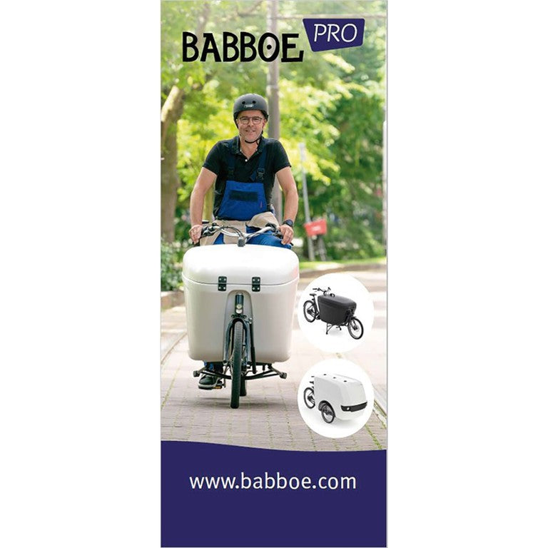 Babboe Pro Bike Roll-Up-Werbebanner