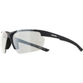 Alpina Defey HR Sonnenbrille, schwarz, klare Gläser, verspiegelt, Kat. 3