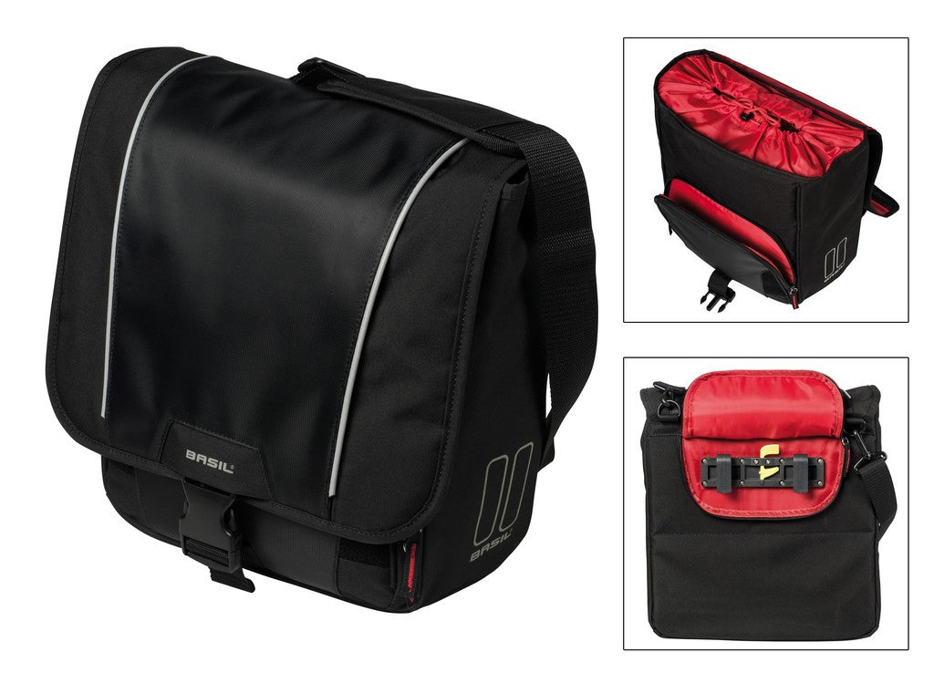 Borsa a trac. Basil Sport Design Comm. nr,31x16x41cm,18l, c. cordino