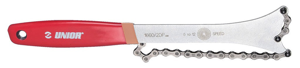Chiave di smontaggio Unior rosso, 6-12 vel - 1660/2DP-US