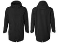 Parka impermeable Basil Mosse, negro azabache, talla XL, hombre