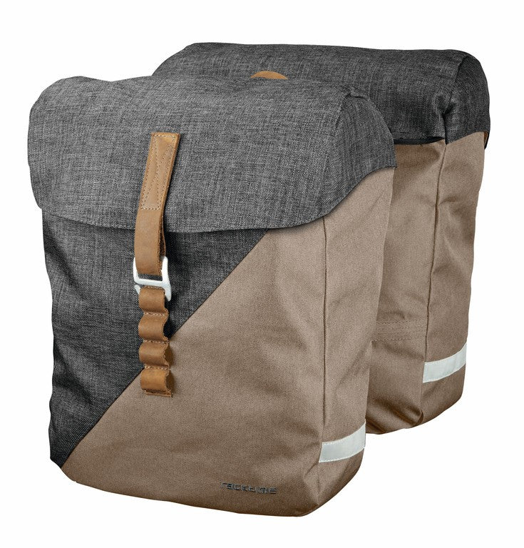 Racktime System - Bolsas dobles Heda sat/gris, 32 x 36 x 14 cm (2 unidades), 12 l (2 unidades), 840 g