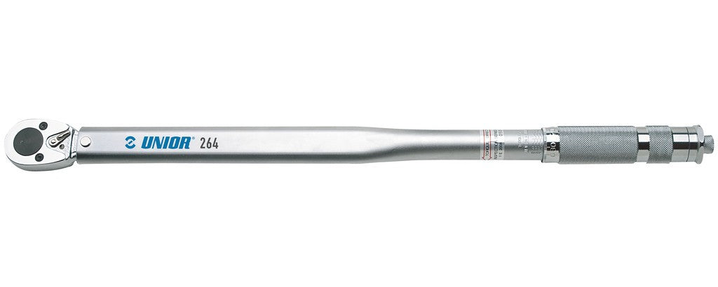 Chiave dinamometrica Unior 1/4", 2-24 Nm, L 275mm, 264
