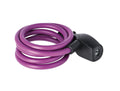 Candado de cable AXA Resolute 120/8, 120 cm, Ø8 mm, morado real