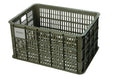 Box bici Basil Crate L 49,8x39x26,5cm,moss green,40ltr,plastica