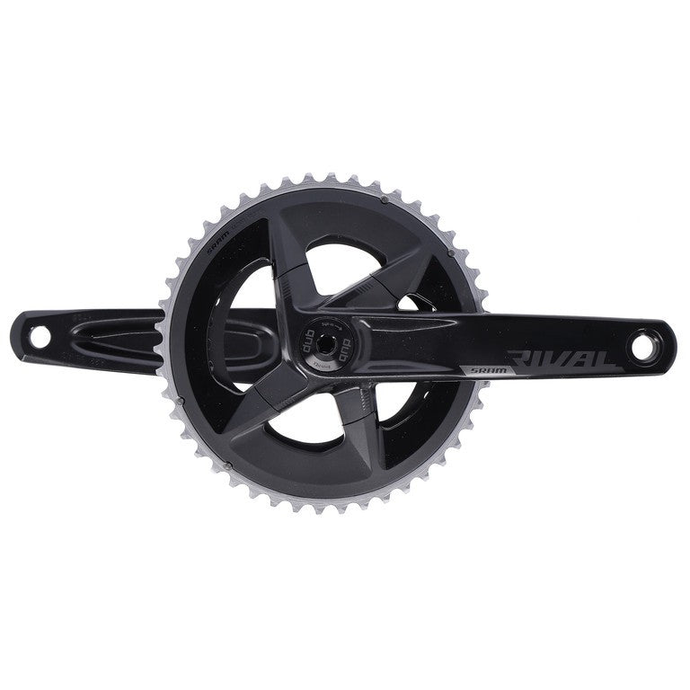 Powerm. Sram Rival D1 Quarq Road DUB 165mm,46-33d,Yaw,12v,107BCD,45.0mm,allu.