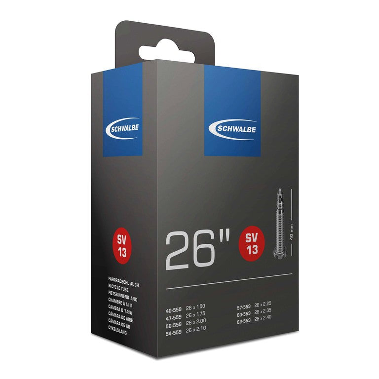 Cámara de aire Schwalbe VS 13 + película 26x1.50-2.50" 40/62-559 VS40mm