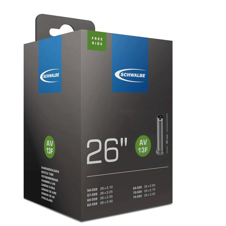 Cámara de aire Schwalbe SV 13F Freeride 26x2.10-3.00" 54/75-559 EK40mm