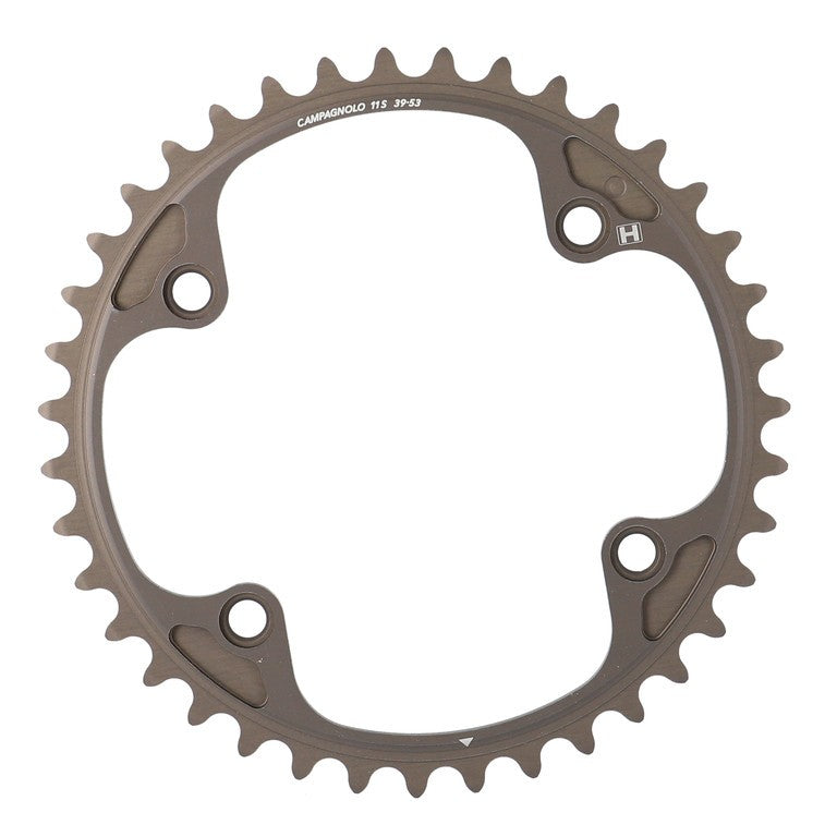 Corona Campagnolo H11 112mm, 39d, gr,4 bracci, int., 2x11vel.