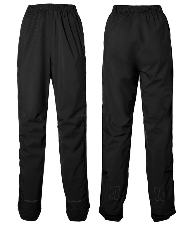 Pantaloni antipioggia Basil Skane jet black, t. L, uomo