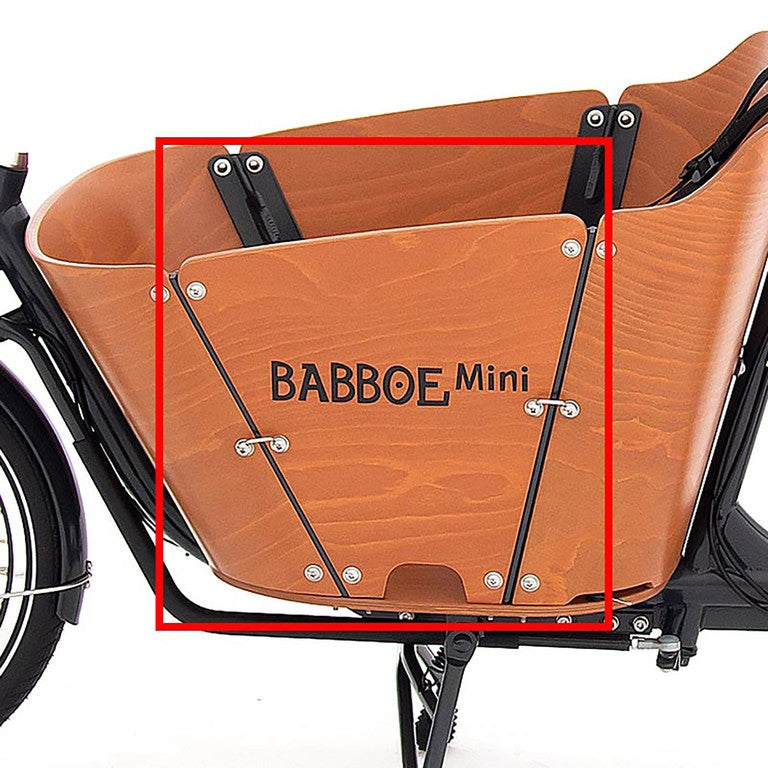 Pannello laterale Babboe per Mini, sinistra, legno