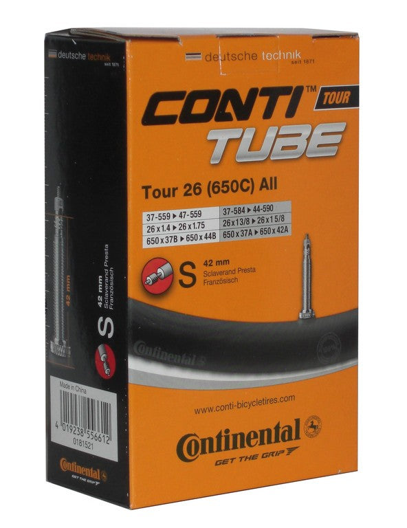 CONTINENTAL Camera d'aria Tour 26 26x1 3/8-1.75" 37/47-559/590 VP 42mm