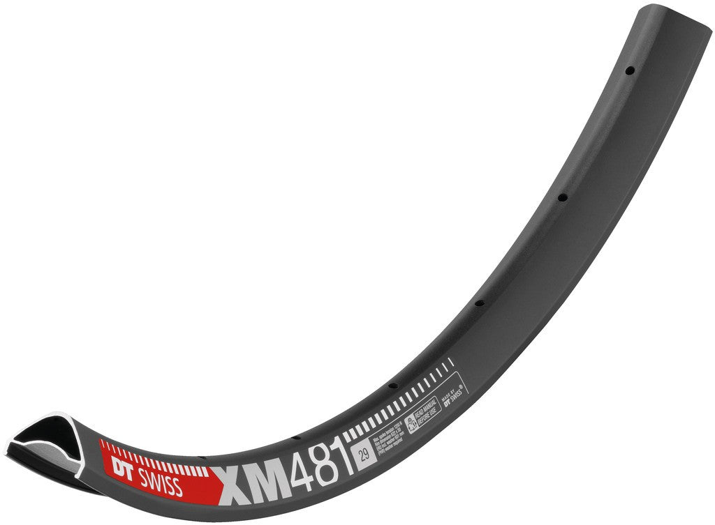 DT Swiss XM 481 29" Felge, Schwarz, 28 Loch, 622-30, LV 6,5 mm