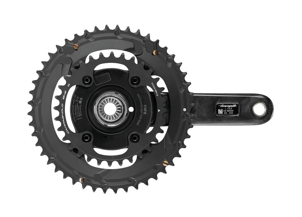 Guar. SuperRecord WRL ProT Carbon 12v 12v., 32-48d., 172,5mm, con Powermeter