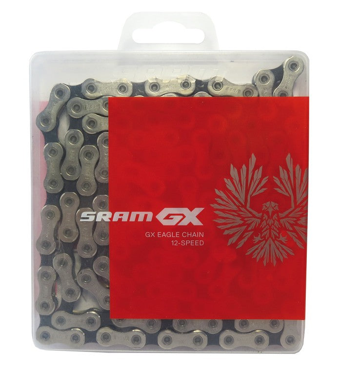 Catena cambio SRAM GX Eagle SolidPin 126 maglie 12vel, Power-Lock, arg/nr