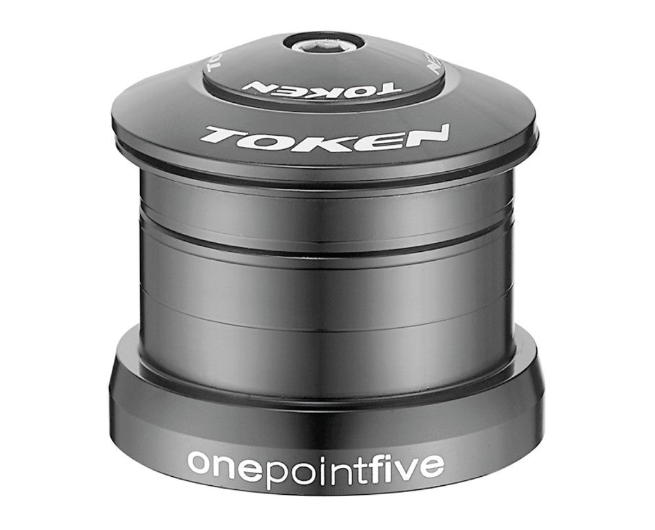 TOKEN S.Vigilante, serie sterzo AHead 1 1/8" Taper 1.5" nero (44/49mm)