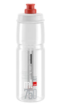 Elite Jet 750ml Wasserflasche, transparent/rot, Polyethylen