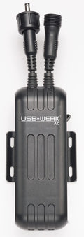 b&amp;m USB-Werk Akku 5 V, 500 mA, Straßenbahnladegerät, Nabendynamo