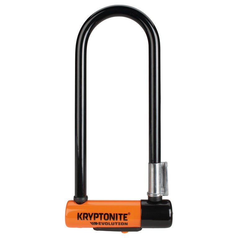 Lucc. arco Kryptonite Evolution Mini-9 8,3x24,1cm, nr/aranc,3 chiavi