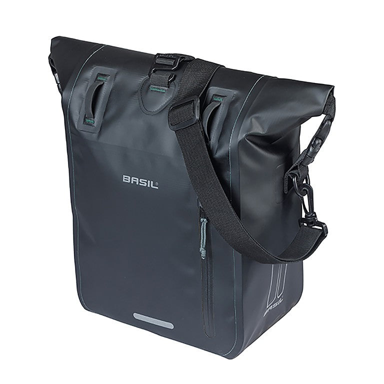 Borsa singola Basil Rivo M MIK Hooks nero, 12-15 l, MIK Hooks